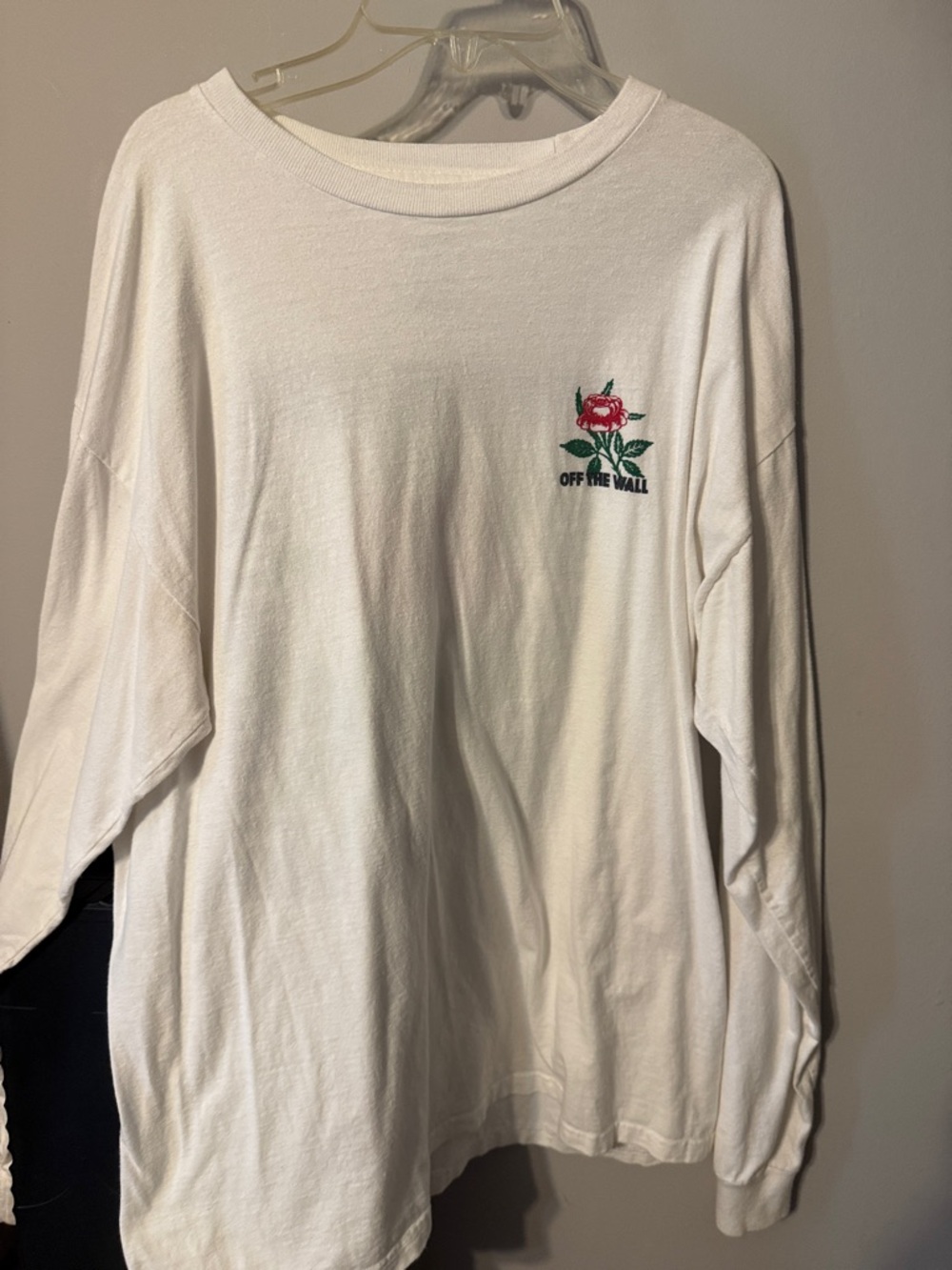 Vans White Long Sleeve Shirt
